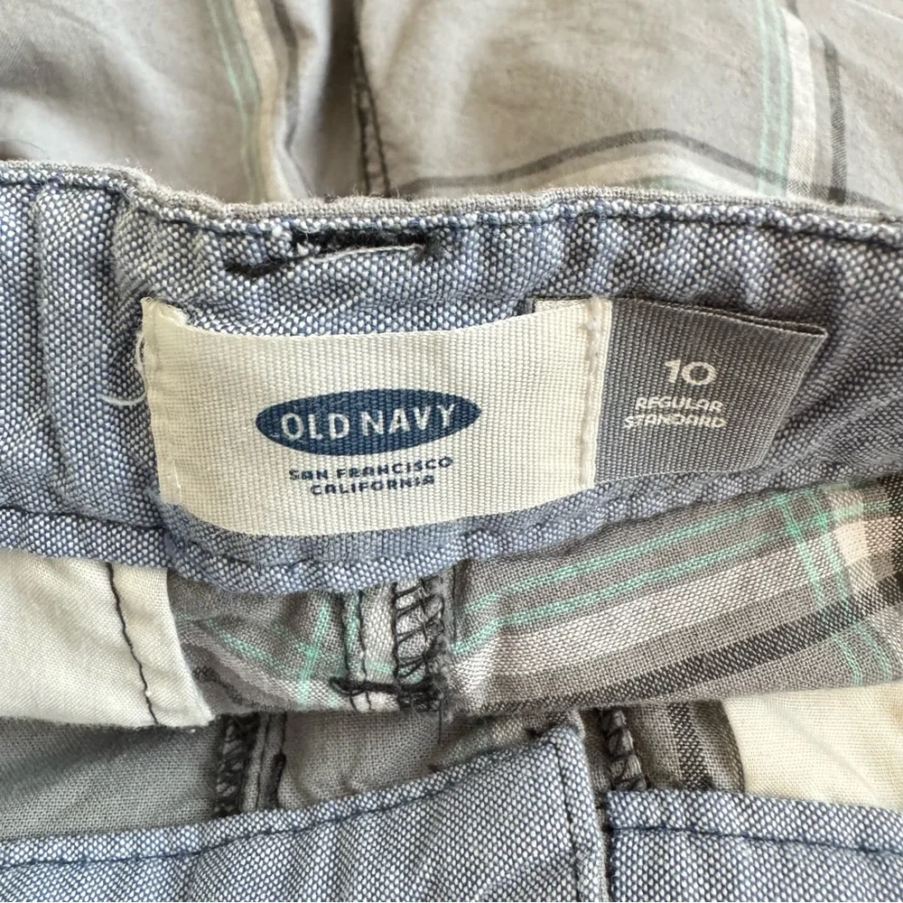 Set of Three Boys Plaid Shorts Size 10